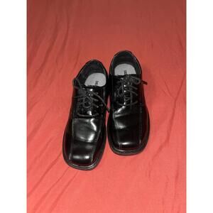 Boy's Oxford Dress Shoes Big Kid Size 13.5 M Black Very good cond Deer Stags